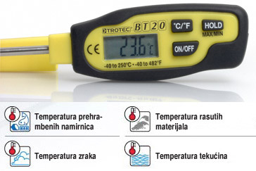 Ubodni termometar TROTEC BT20 / DT-131 